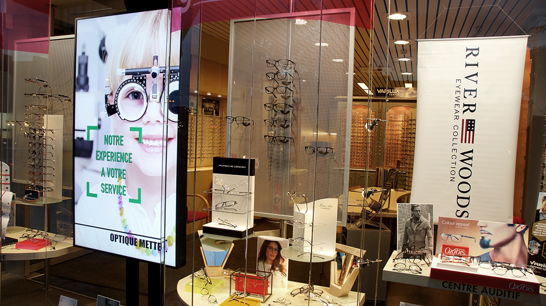 Écran Vitrine Commerce Magasin Affichage Dynamique
