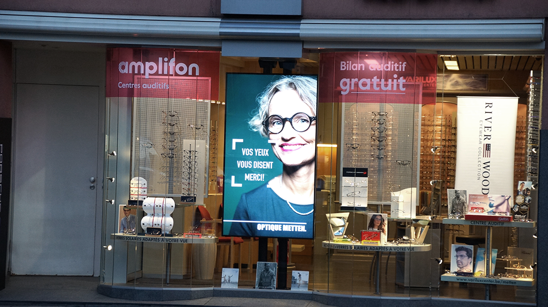 Écran Vitrine Commerce Magasin Affichage Dynamique
