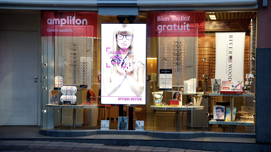 Écran Vitrine Commerce Magasin Affichage Dynamique