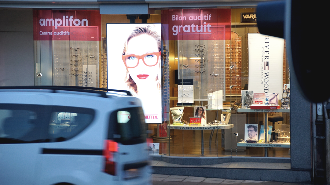 Écran Vitrine Commerce Magasin Affichage Dynamique