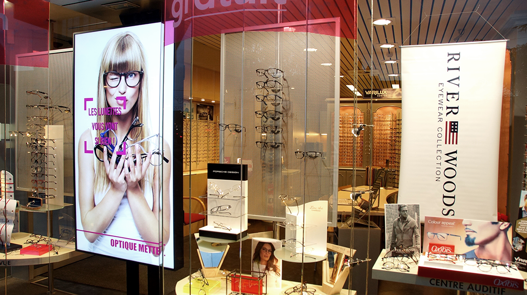 Écran Vitrine Commerce Magasin Affichage Dynamique